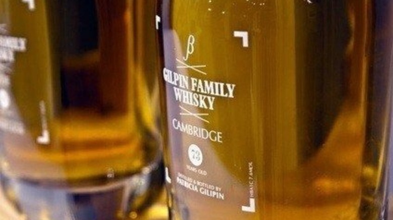 Bottles of Gilpin Family Whiskey