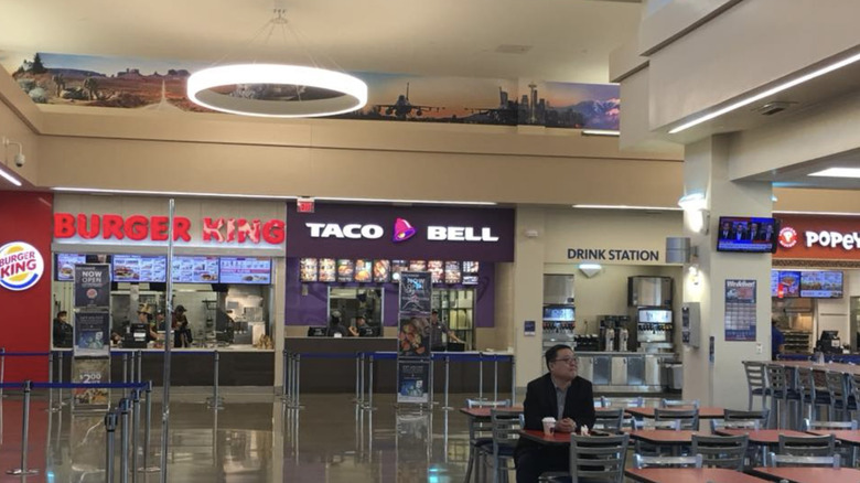 Burger King Taco Bell Food Court