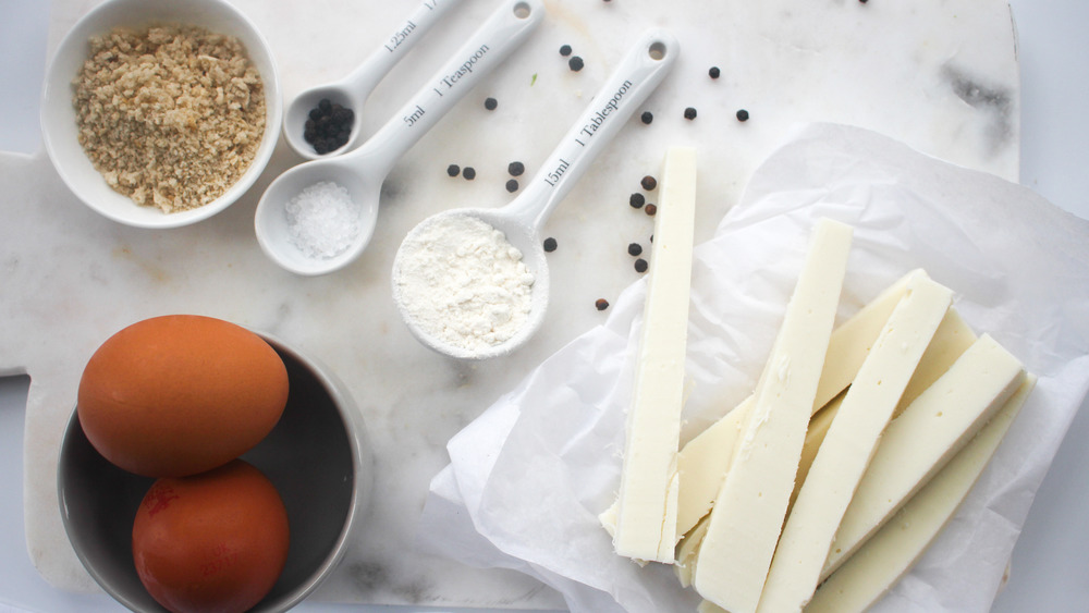 ingredients for mozzarella sticks