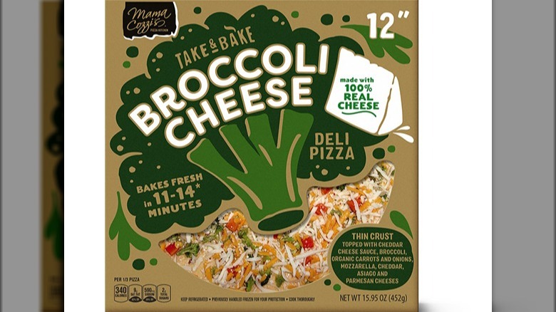 Broccoli Cheese Pizza