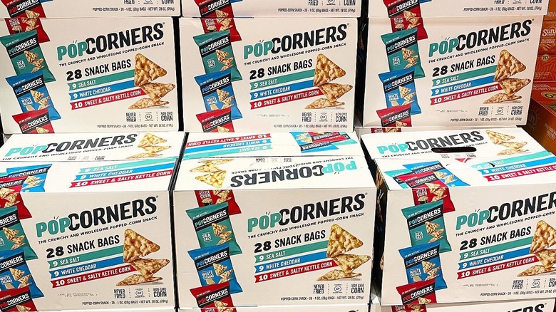 Boxes of PopCorners at Costco