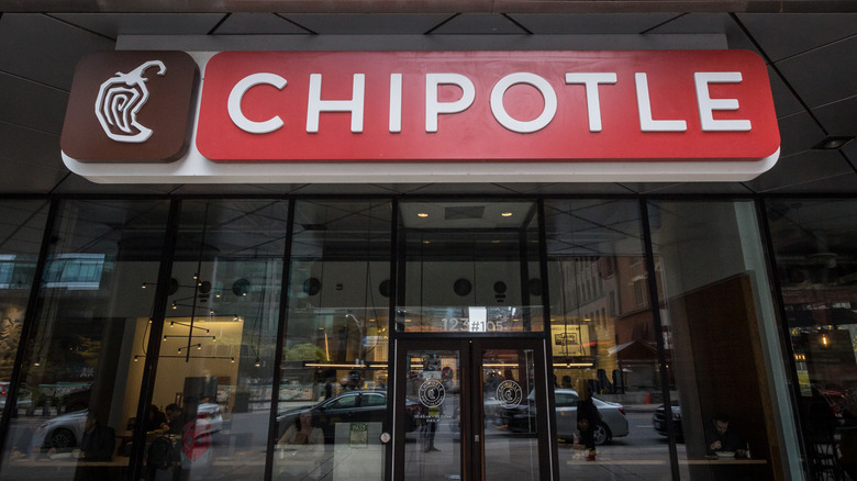 Chipotle exterior and sign