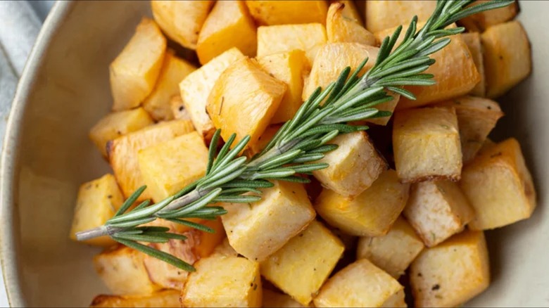 Rosemary roasted rutabaga