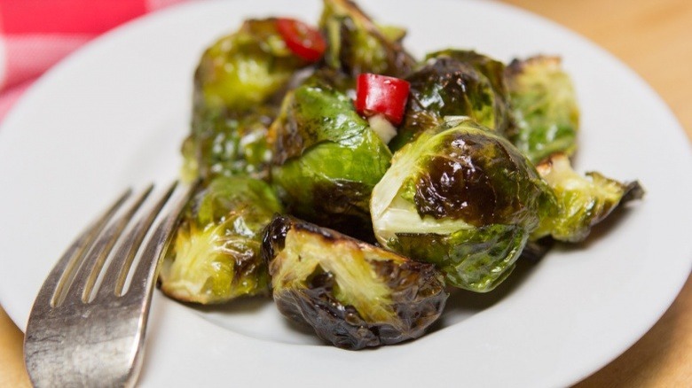 Roasted Brussels sprouts