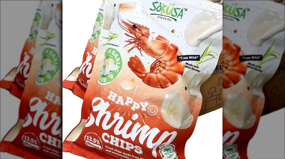 SoKusa shrimp chips