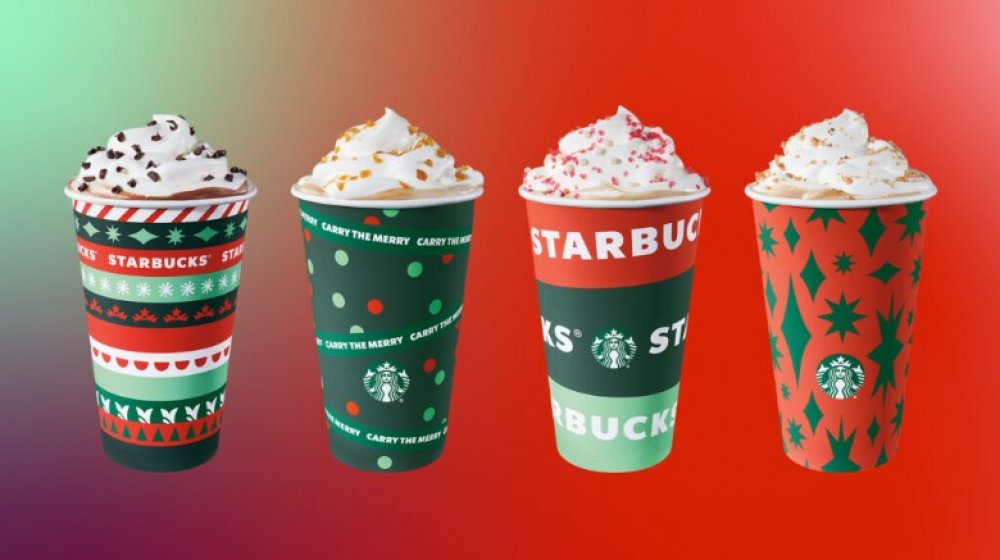 Starbucks holiday drink flavors