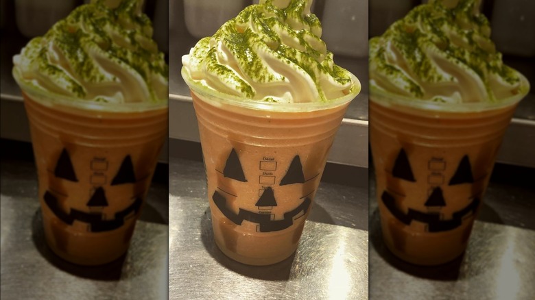 Jack-o'-lantern Frappuccino