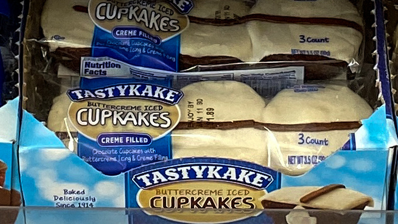 Affected Tastykake cupcakes