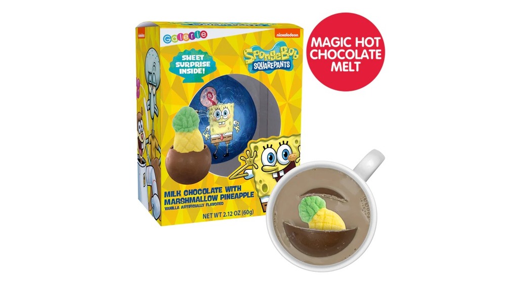 SpongeBob hot chocolate bomb