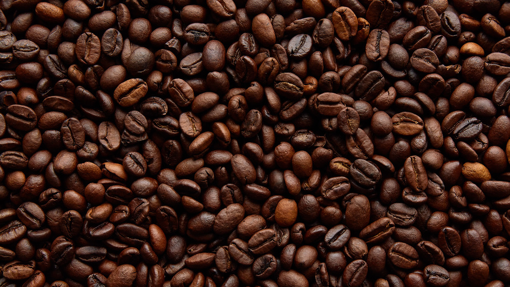 Whole coffee beans