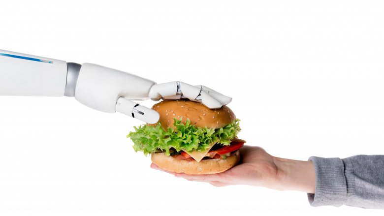 Robot fast food employee