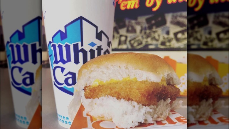 panko fish slider from White Castle 