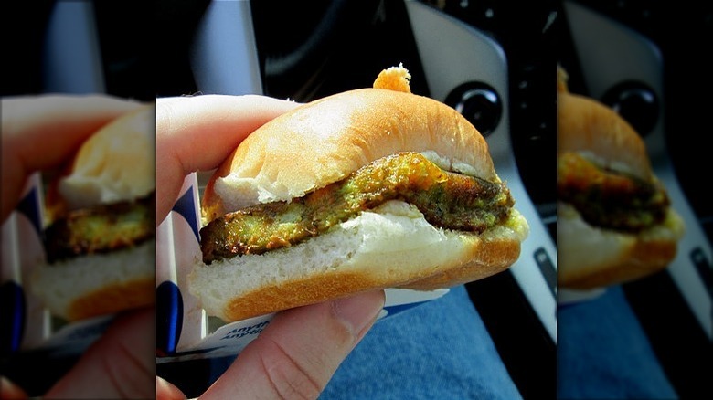 veggie slider from White Castle 