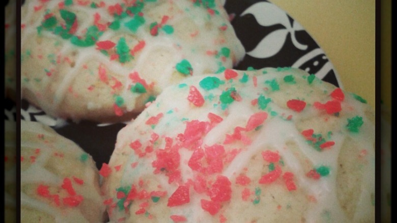 lemon cookies with Pop Rock sprinkles