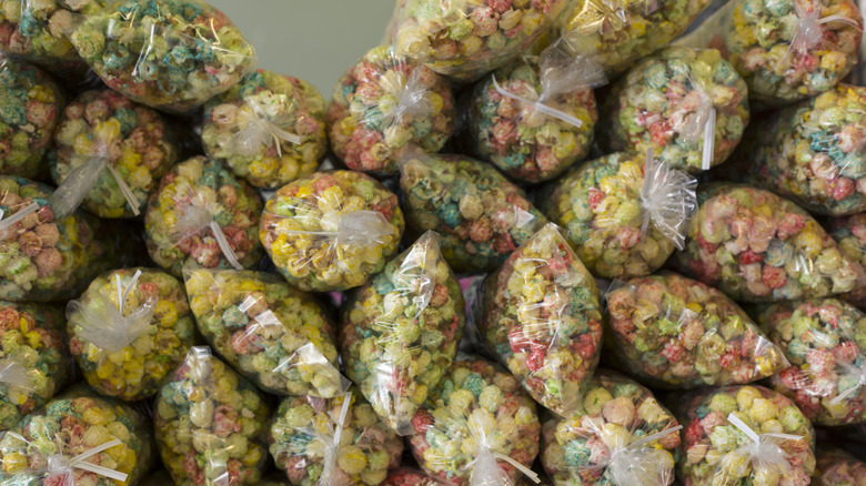 bags of rainbow kettlecorn