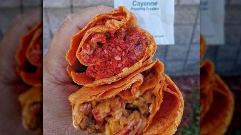 The Firecracker Burrito from Taco Bell