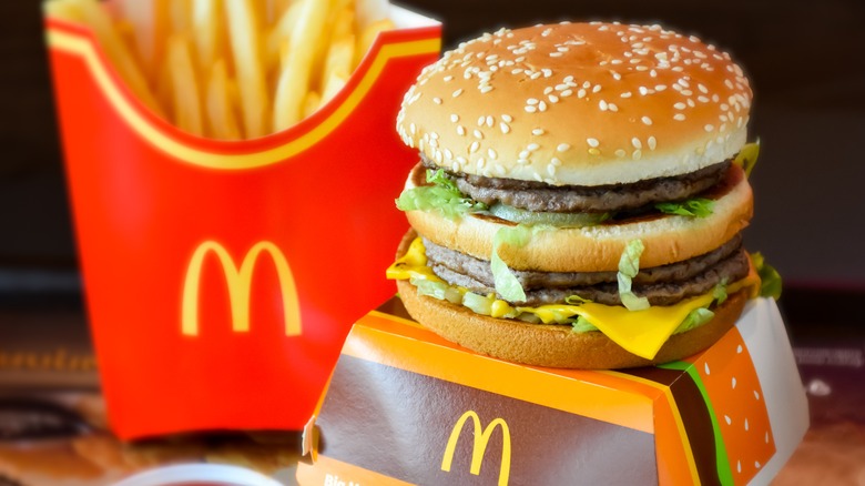 McDonald's Big Mac and Fries