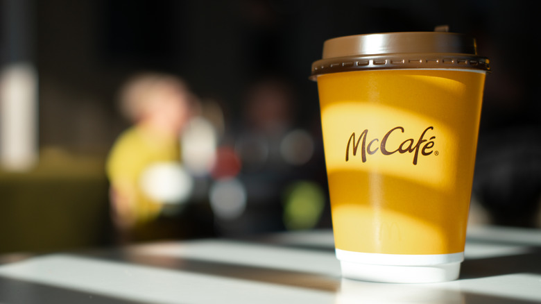McCafe to-go cup
