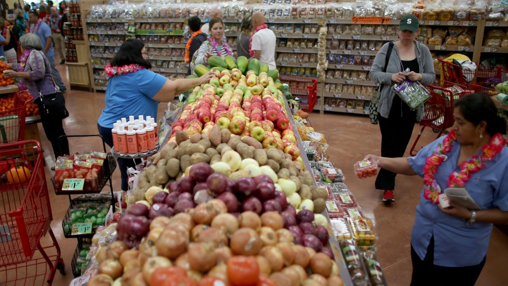 Trader Joe's grocery shopping 