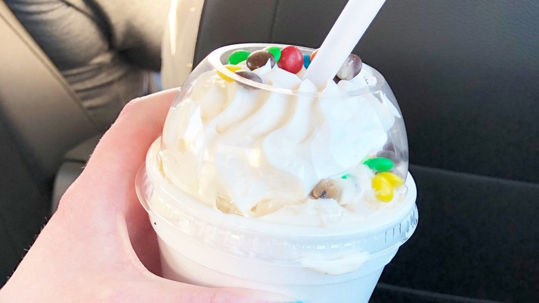 Sonic blast with M&Ms