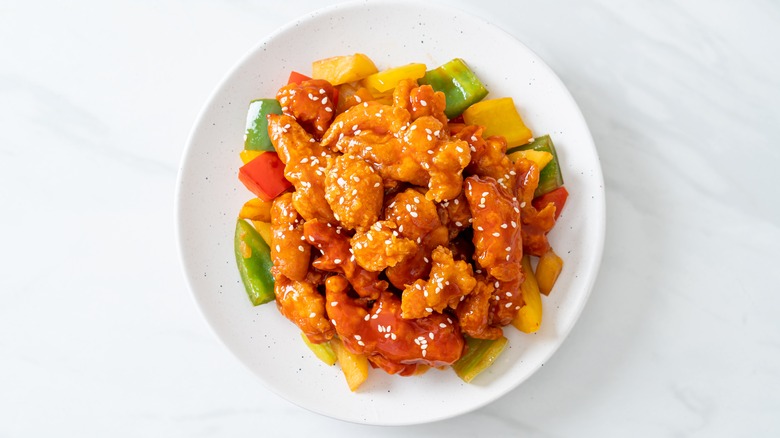 Sweet-and-sour chicken