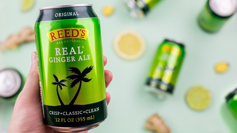 Can of Reed's ginger ale