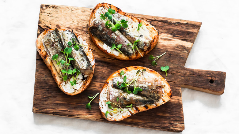 Sardines on toast