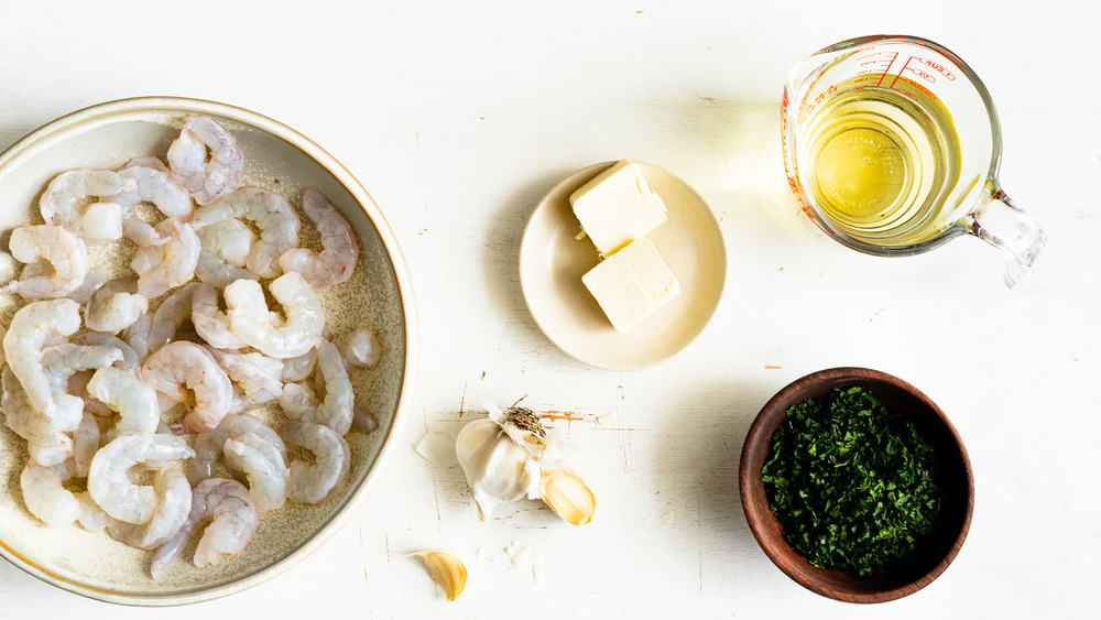 Aldi 5-ingredient shrimp scampi ingredients