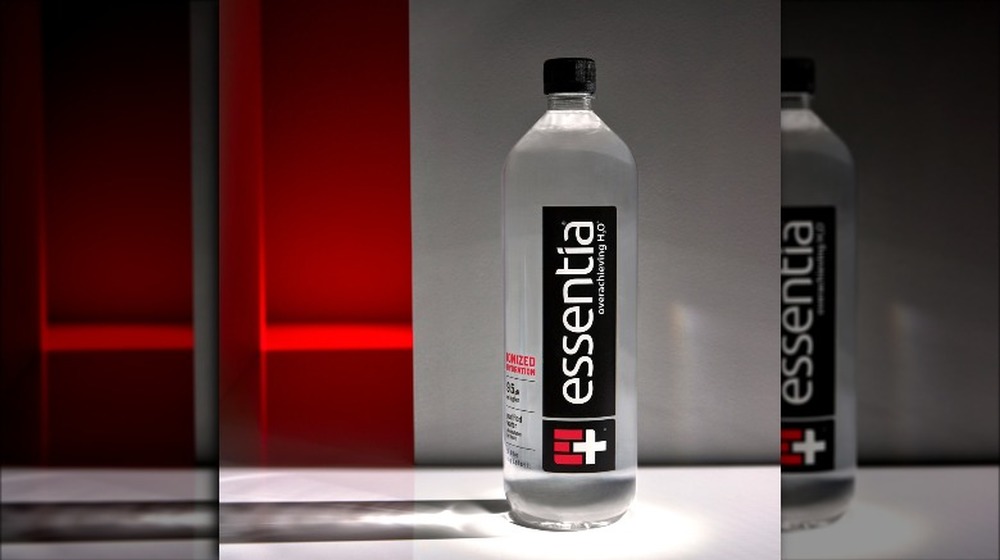 bottle of Essentia water