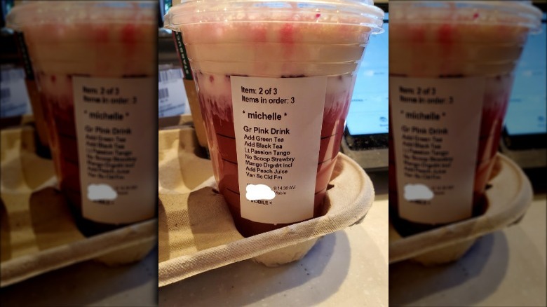 unusual drink order from Starbucks