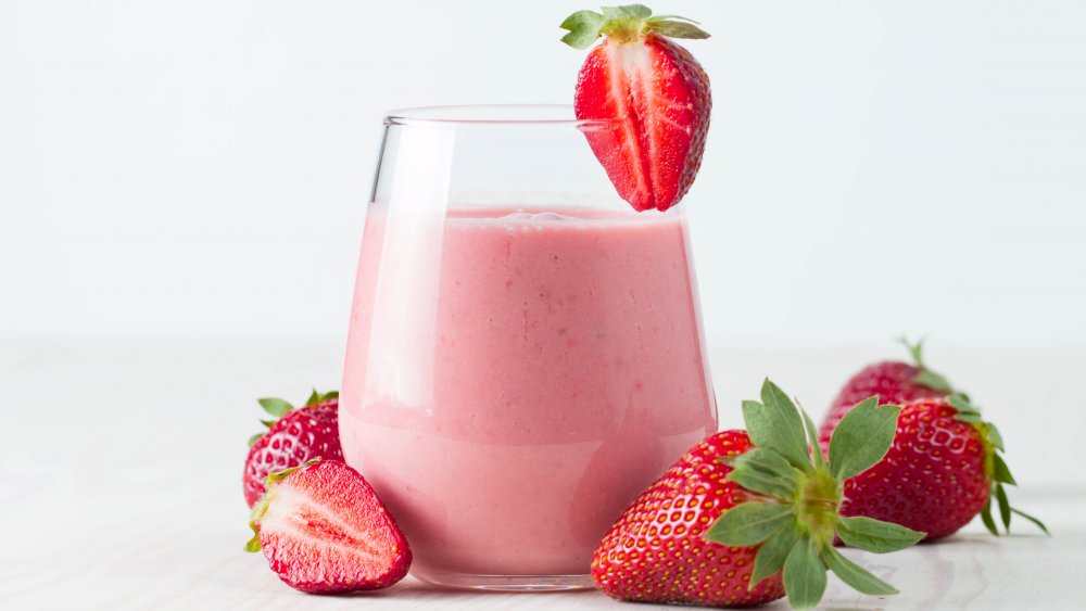 Strawberry milkshake