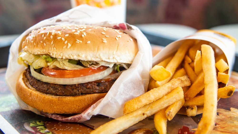 Burger King's Whopper and fries 