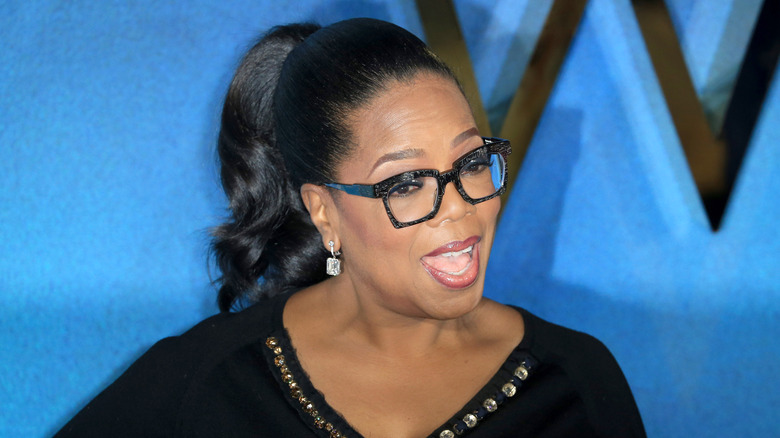 Oprah Winfrey wearing glasses