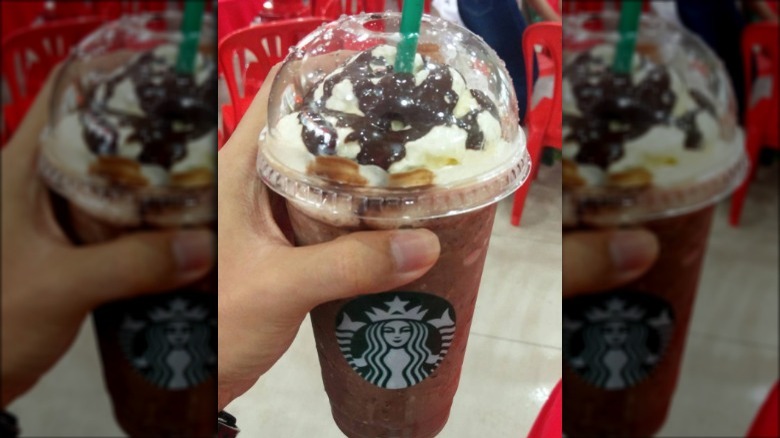 A Dark Mocha Frappuccino