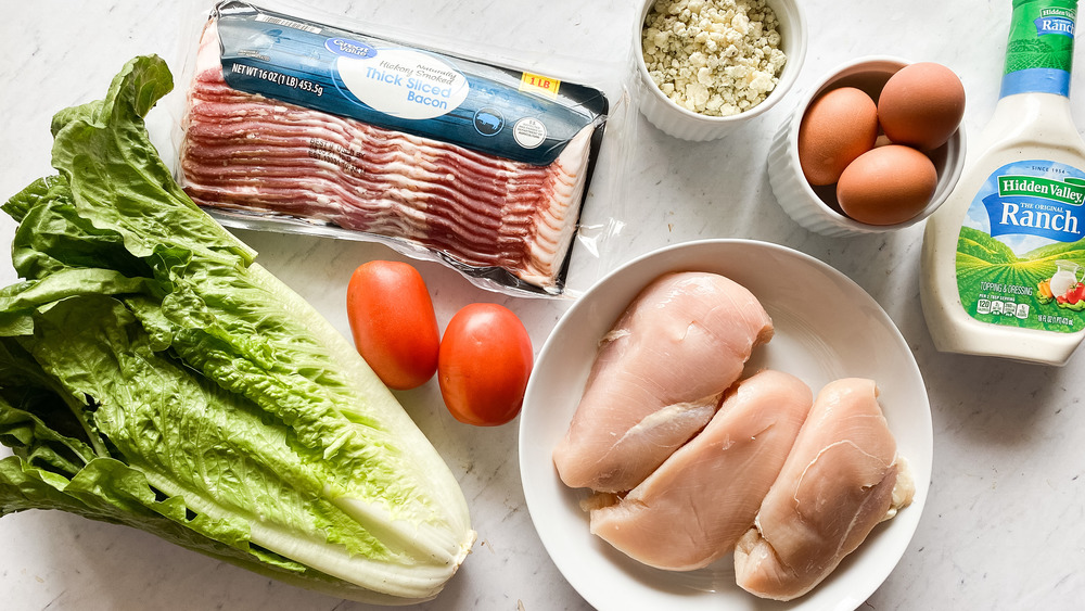 Cobb salad ingredients