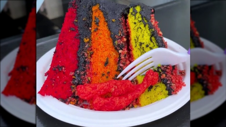 Flamin' Hot Cheetos Cake 