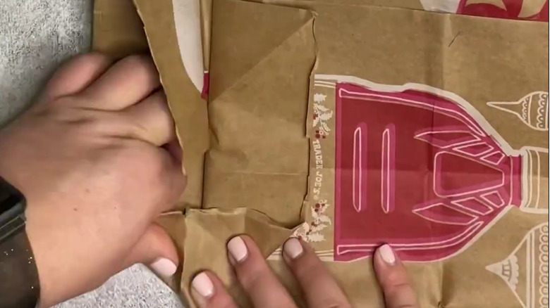 This Easy Hack Turns Trader Joe's Bags Into Adorable Gift Bags