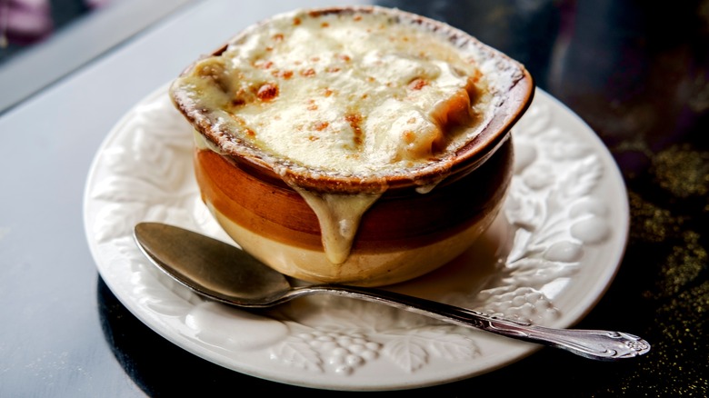 bowl of French onion soup