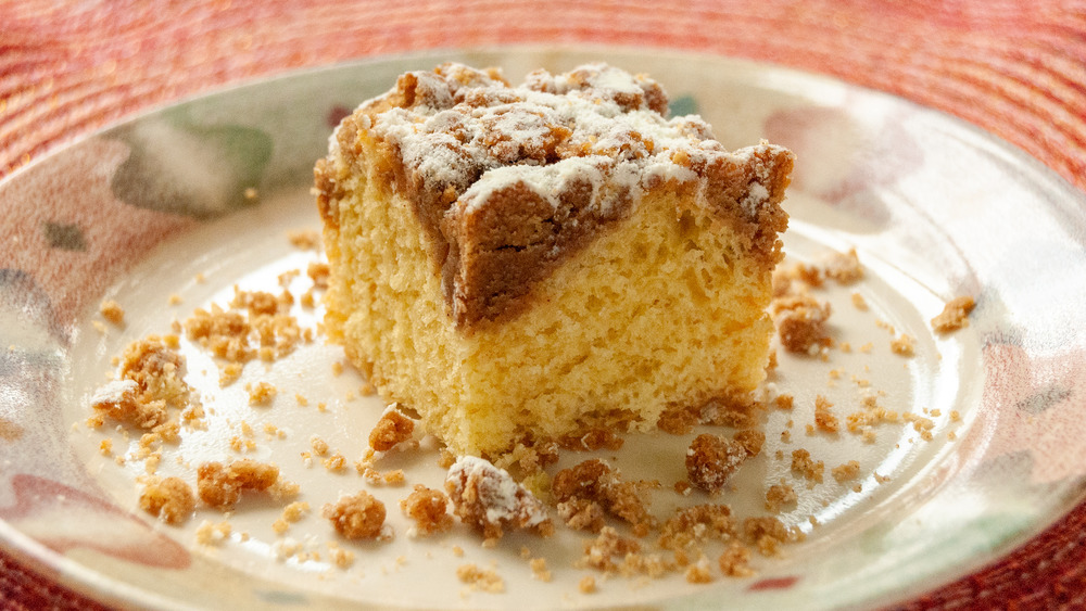 slice of coffee cake