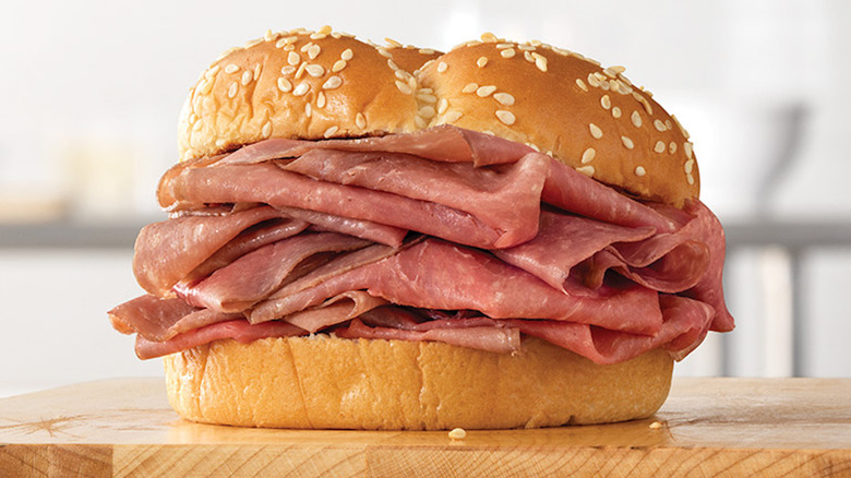 Arby's roast beef sandwich