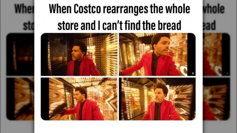 Weeknd Costco meme about bread