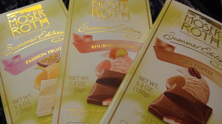 Aldi Moser Roth Summer Edition chocolate bars