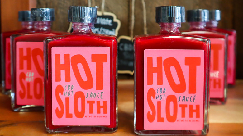 Hot Sloth Sauce bottles