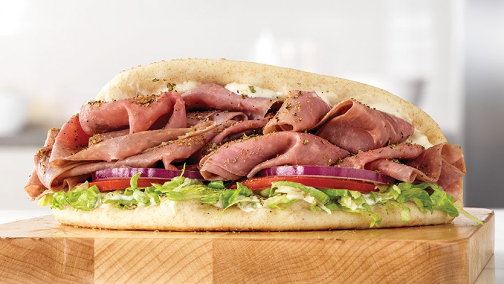 Arby's roast beef gyro