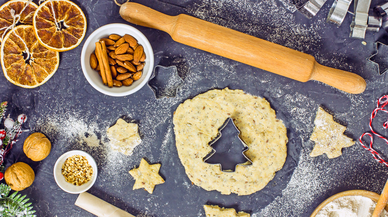 Christmas cookies with gluten-free ingredients