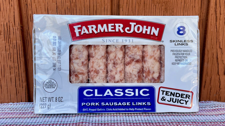 farmer john sausage in package