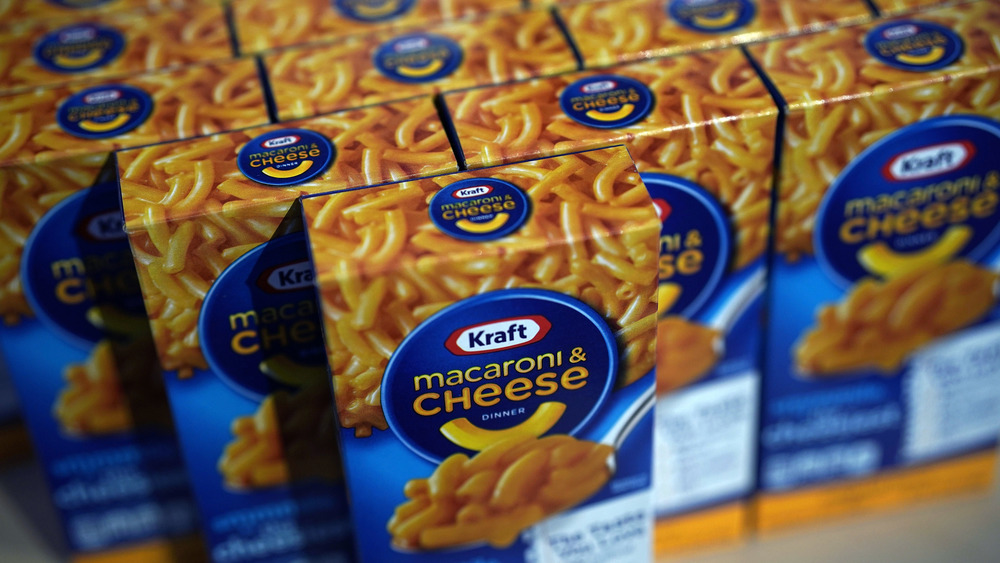 Kraft Macaroni & Cheese boxes