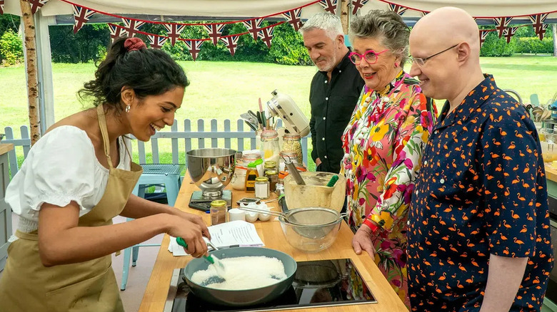 Crystelle Pereira Paul Hollywood Prue Leith Matt Lucas