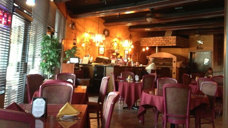 Interior of an Italian restaurant