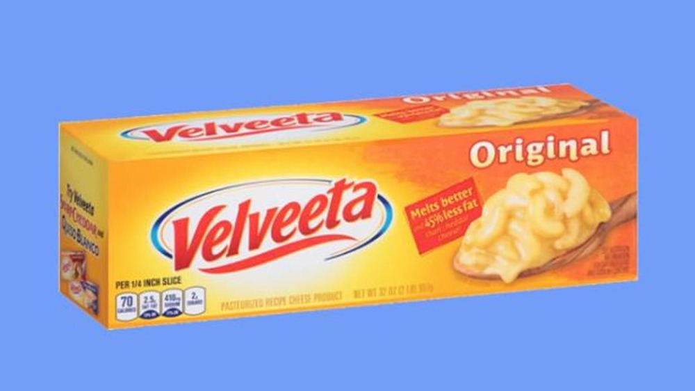 cube of Velveeta cheese